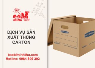 DỊCH VỤ SẢN XUẤT THÙNG CARTON