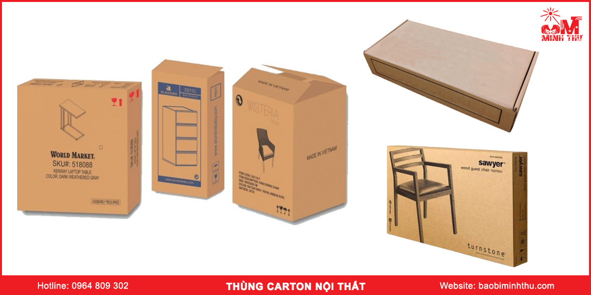 Công dụng của thùng carton nội thất