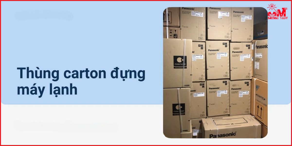 Công dụng của thùng carton đựng máy lạnh