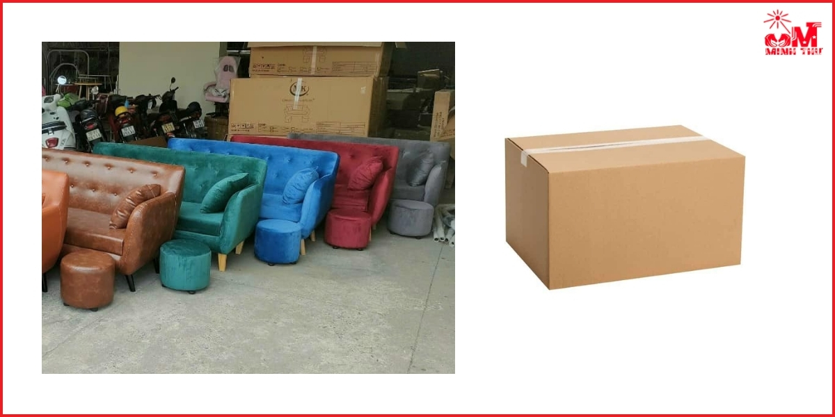 Công dụng của thùng carton đựng sofa