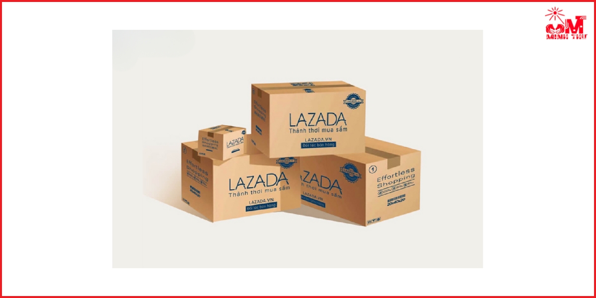 Lưu ý về thùng carton đóng hàng Lazada