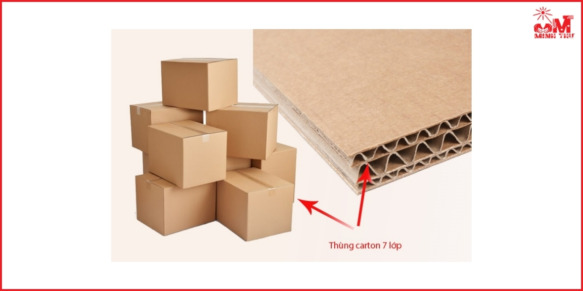 Những lưu ý về thùng carton 7 lớp