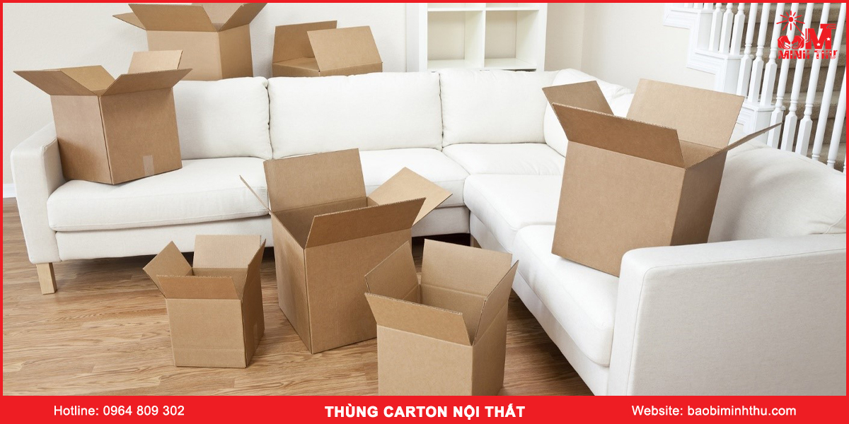 Ưu điểm thùng carton nội thất